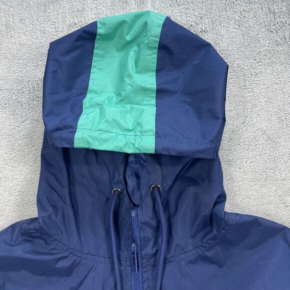 Encrypted Supply Company Jacket Mens 2X Blue Green Pull Over Quarter Zip Hooded - Picture 2 of 14